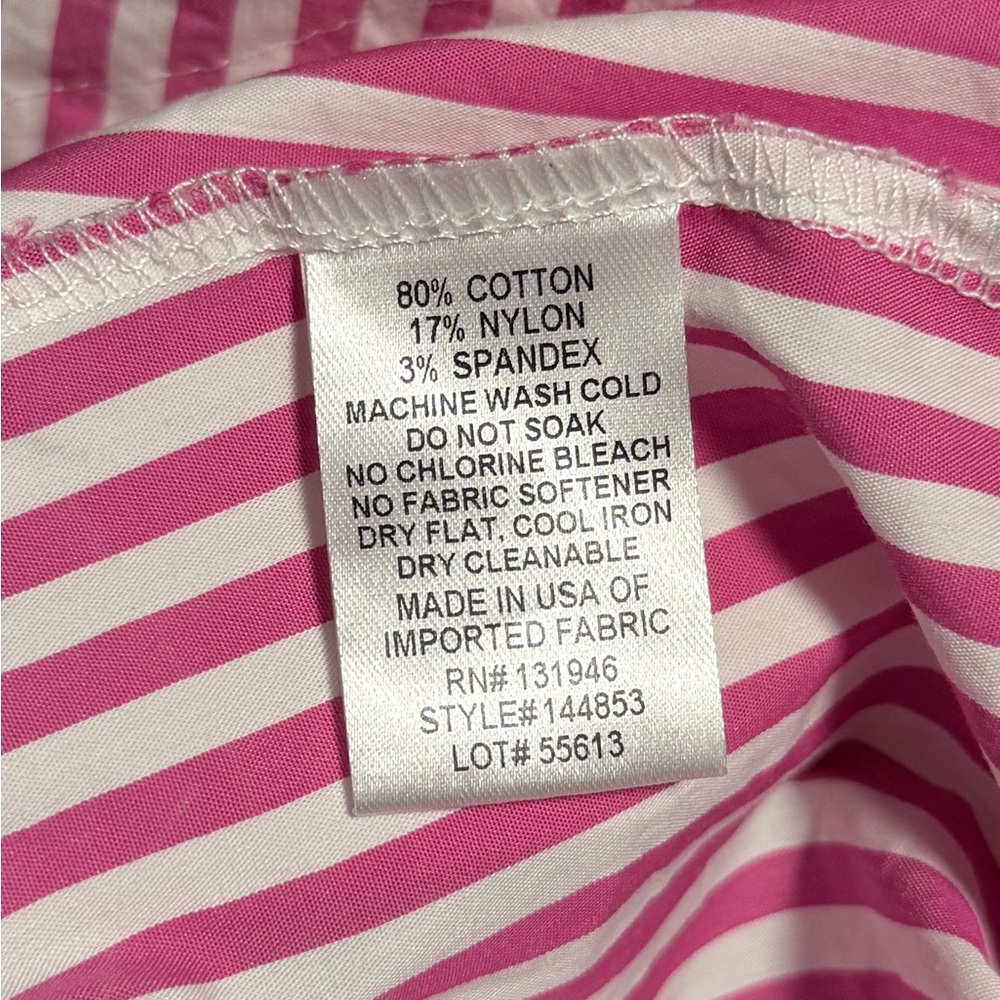 Jude Connally Striped Shift Dress Size XS Beach Preppy Coastal Grandma Casual - Picture 8 of 9